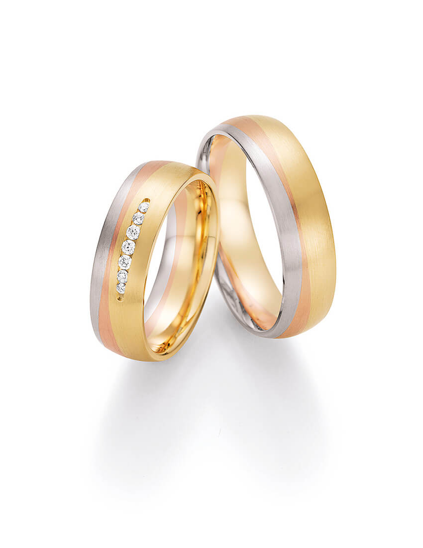 Weißgold Gelbgold Rosegold Hochzeitsringe in Berlin